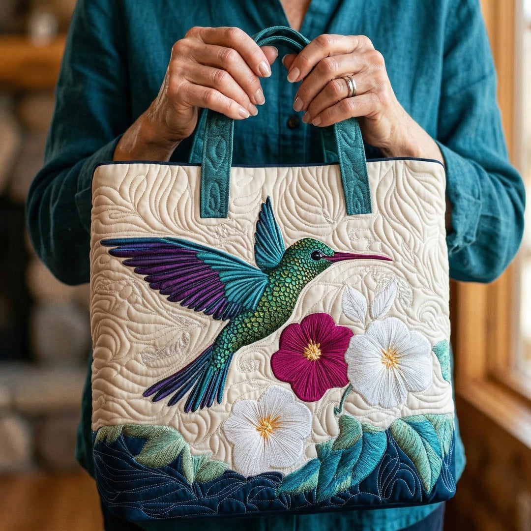 Vintém d'Ouro - Saco Tote Acolchoado com Design Elegante