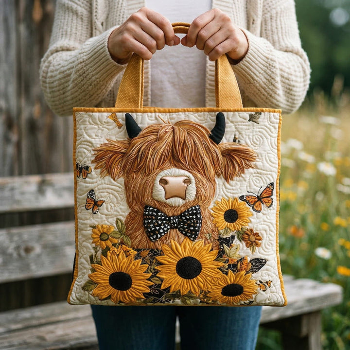 Vintém d'Ouro - Saco Tote Acolchoado Decorativo