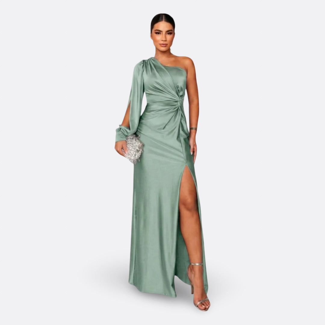 Vintém d'Ouro - Vestido Maxi Elegante