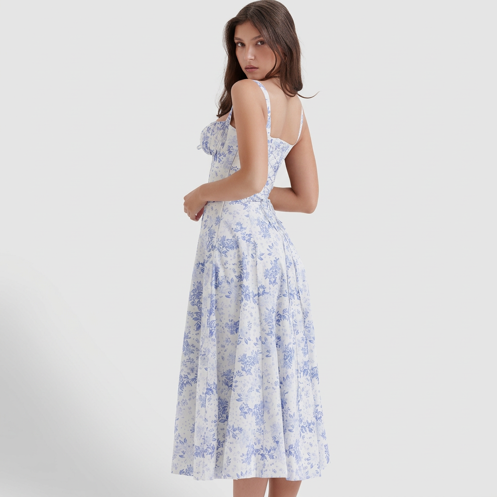 Vintém d'Ouro - Vestido Maxi Elegante