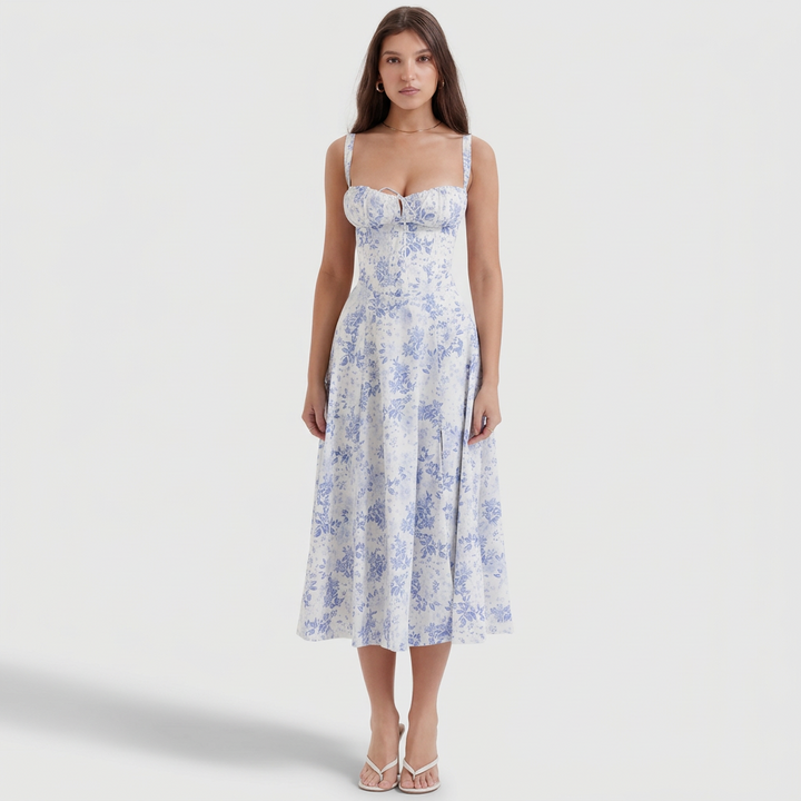 Vintém d'Ouro - Vestido Maxi Elegante