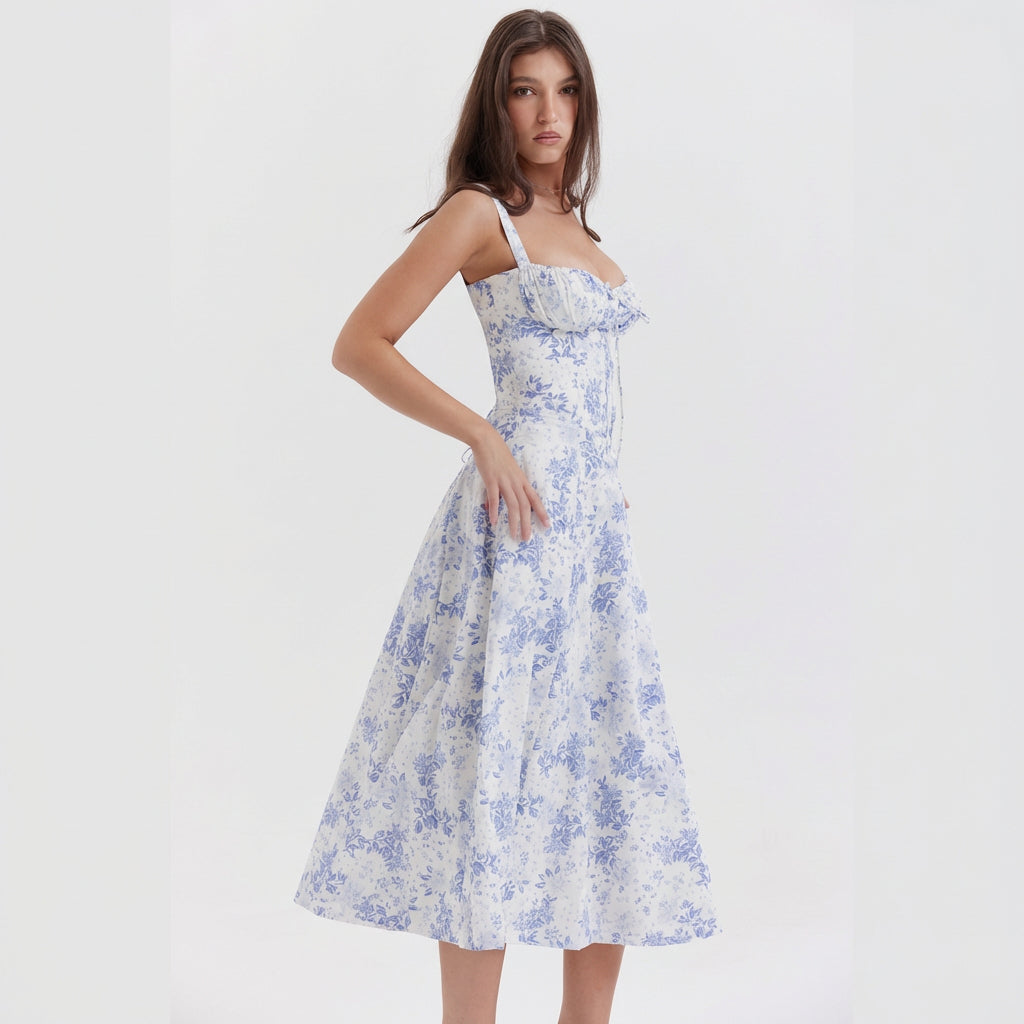 Vintém d'Ouro - Vestido Maxi Elegante
