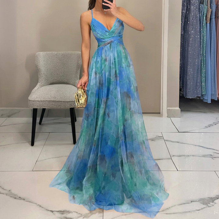 Vintém d'Ouro - Vestido Maxi Estampado Floral