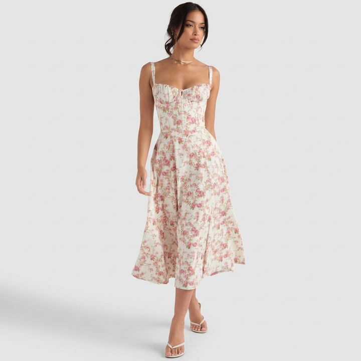 Vintém d'Ouro - Vestido Maxi Elegante