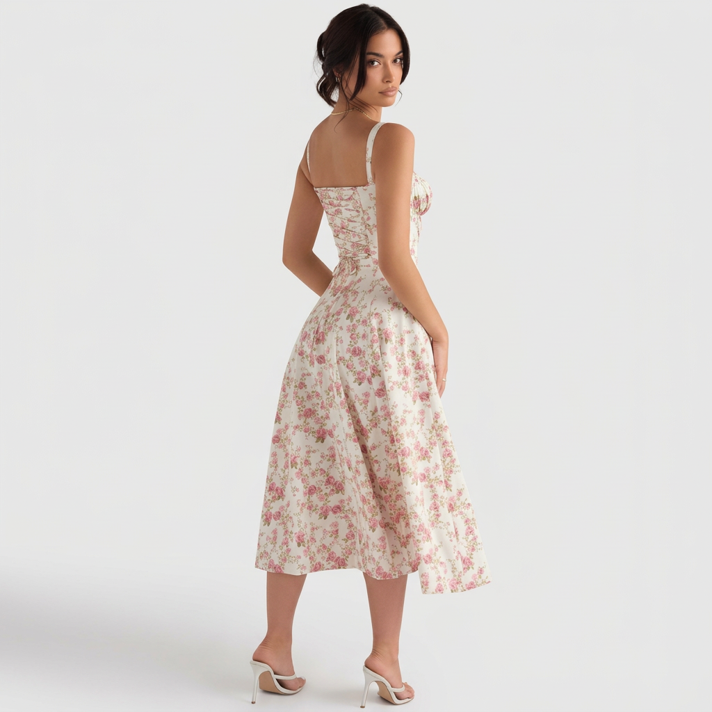 Vintém d'Ouro - Vestido Maxi Elegante