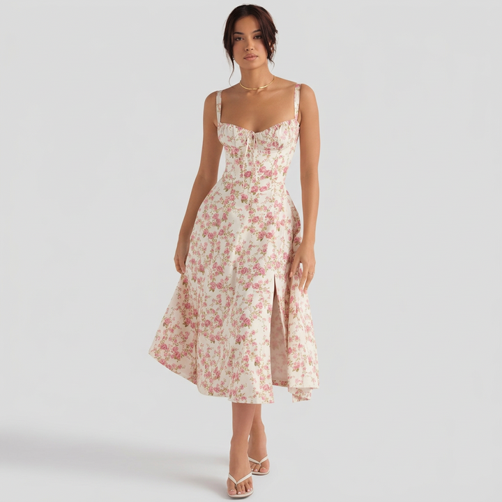Vintém d'Ouro - Vestido Maxi Elegante