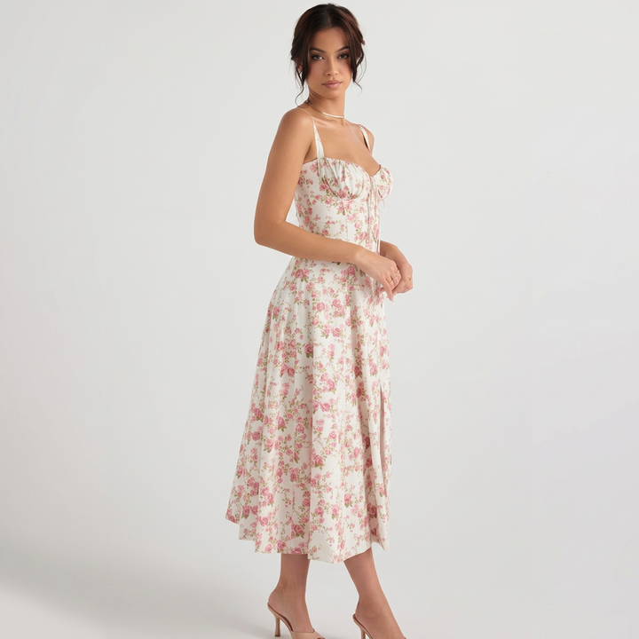 Vintém d'Ouro - Vestido Maxi Elegante