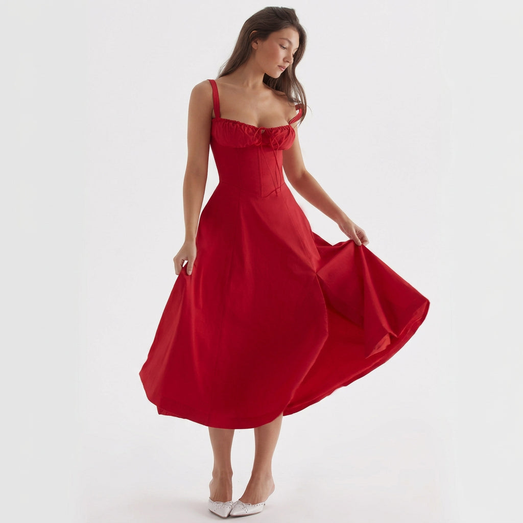 Vintém d'Ouro - Vestido Maxi Elegante