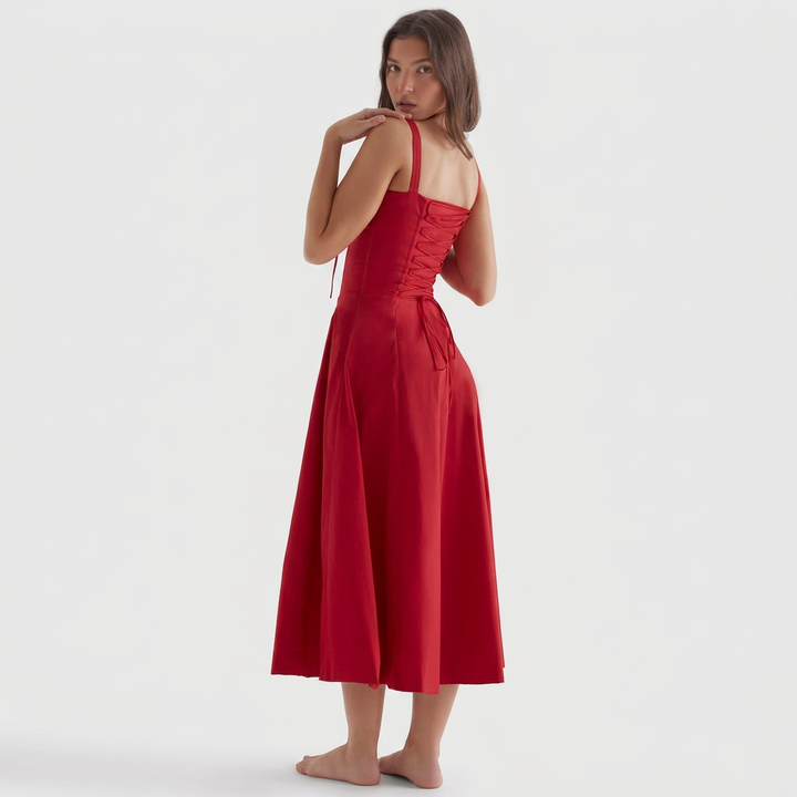 Vintém d'Ouro - Vestido Maxi Elegante
