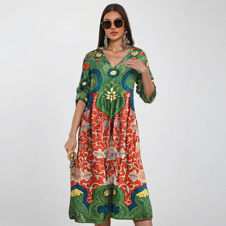 Vintém d'Ouro - Vestido Vintage Romântico