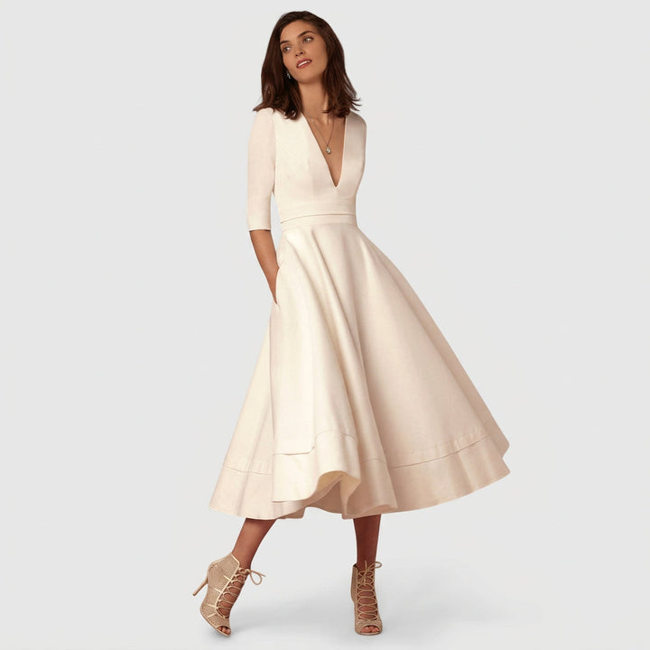 Vintém d'Ouro - Vestido Midi Feminino