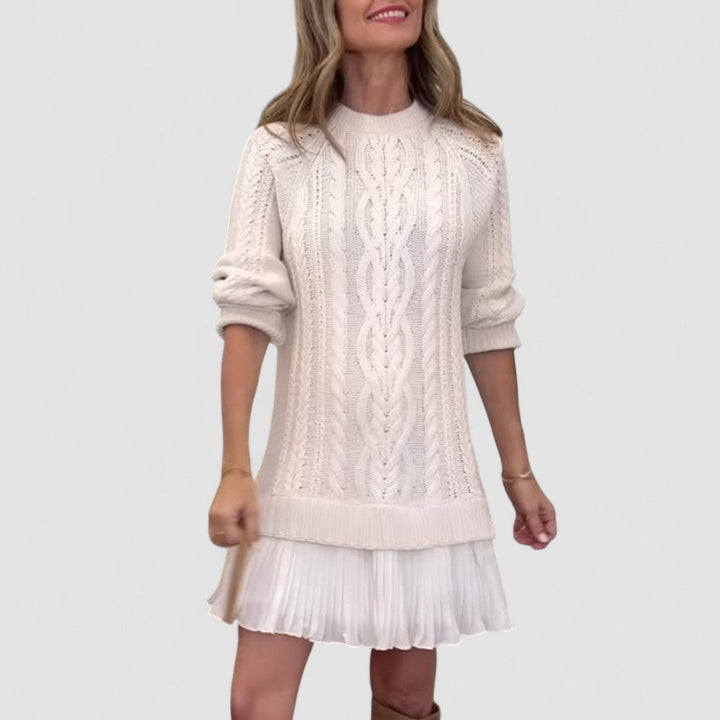 Vintém d'Ouro - Vestido de Malha Feminino