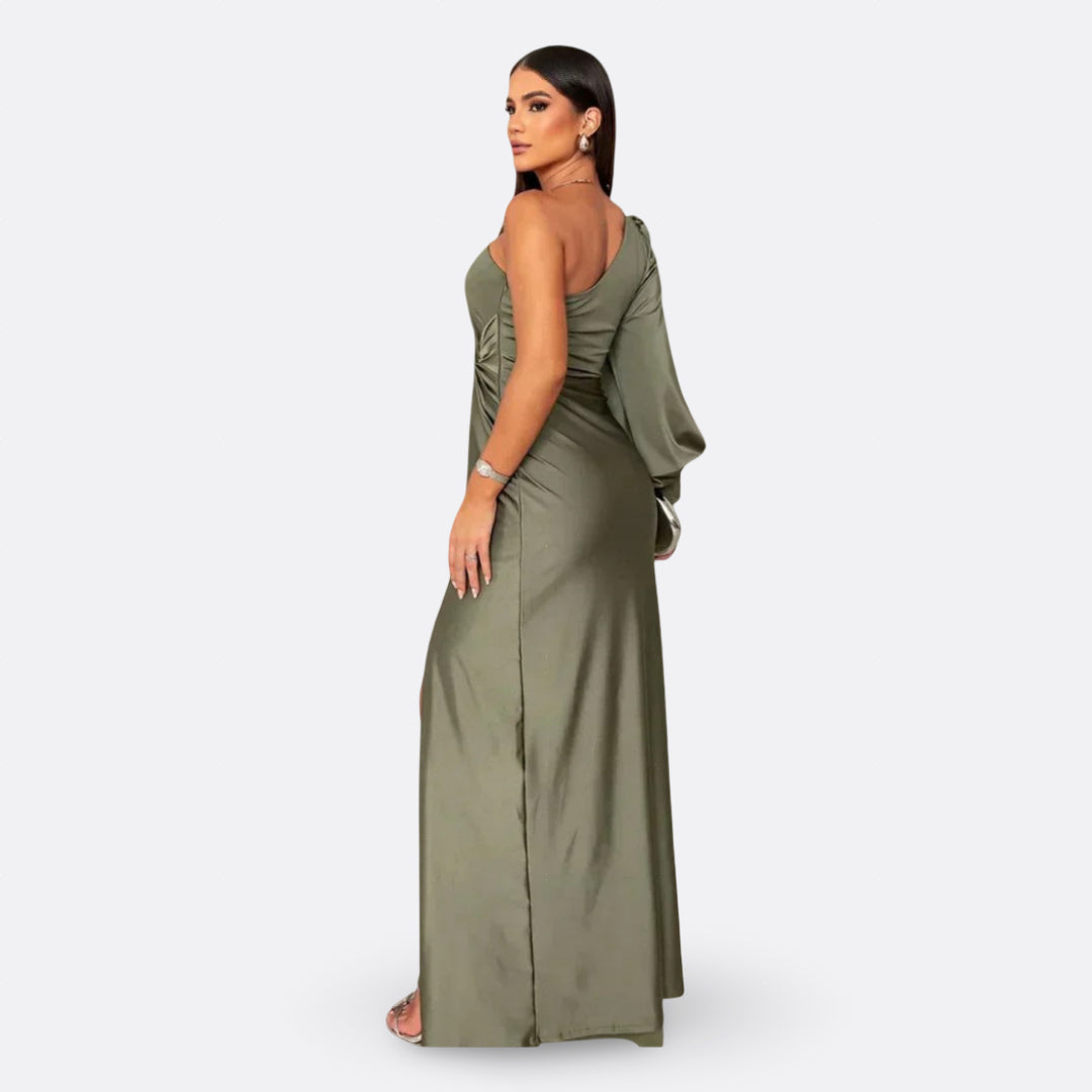 Vintém d'Ouro - Vestido Maxi Elegante