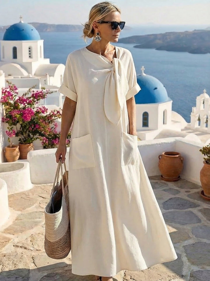 Vintém d'Ouro - Vestido Elegante com Bolsos