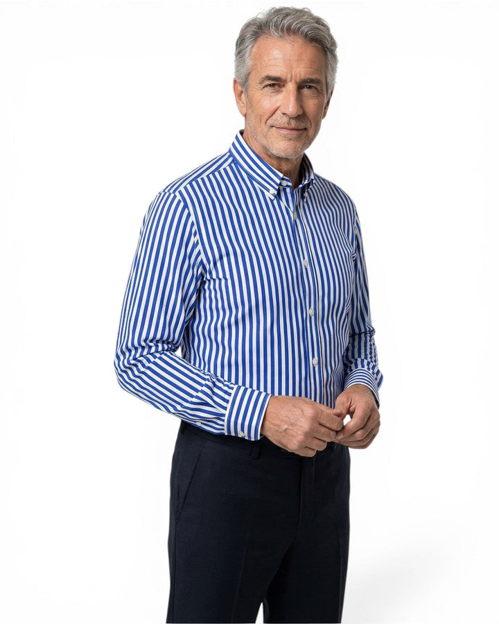 Vintém d'Ouro - Camisa Elegante com Riscas