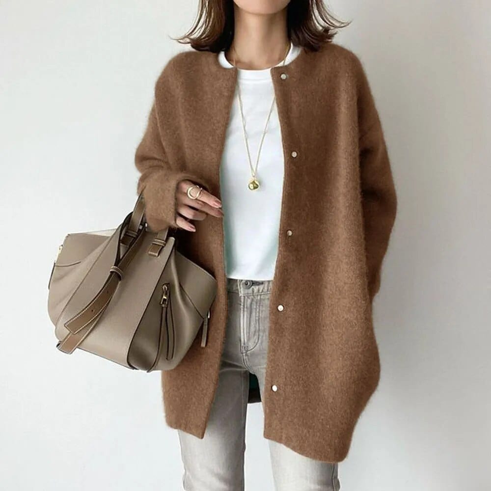 Vintém d'Ouro - Cardigan Feminino Refinado