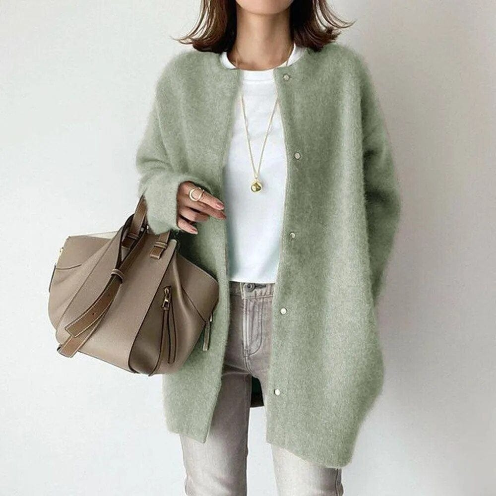 Vintém d'Ouro - Cardigan Feminino Refinado