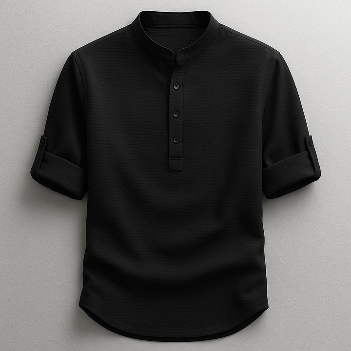 Vintém d'Ouro - Polo Henley Casual