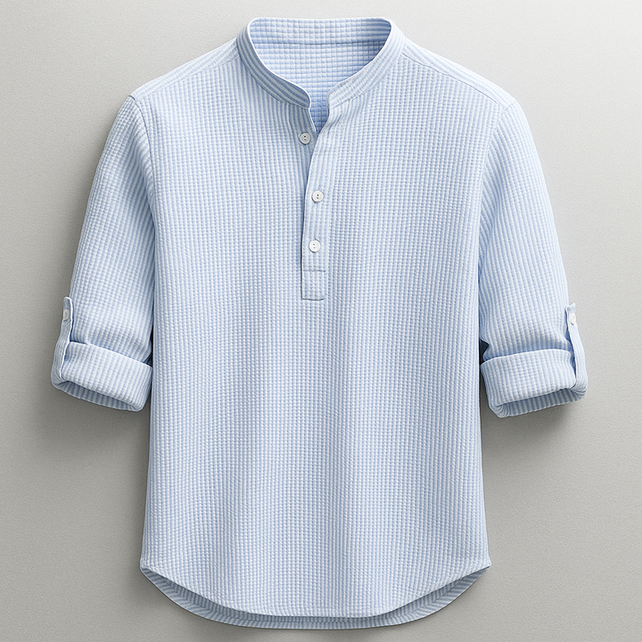 Vintém d'Ouro - Polo Henley Casual