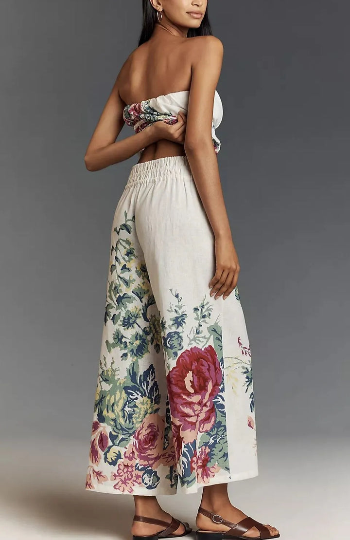 Vintém d'Ouro - Look de verão com blusa elástica e calça de cintura alta