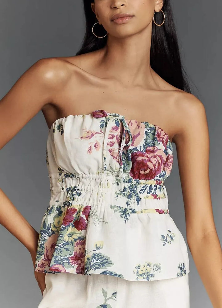 Vintém d'Ouro - Look de verão com blusa elástica e calça de cintura alta