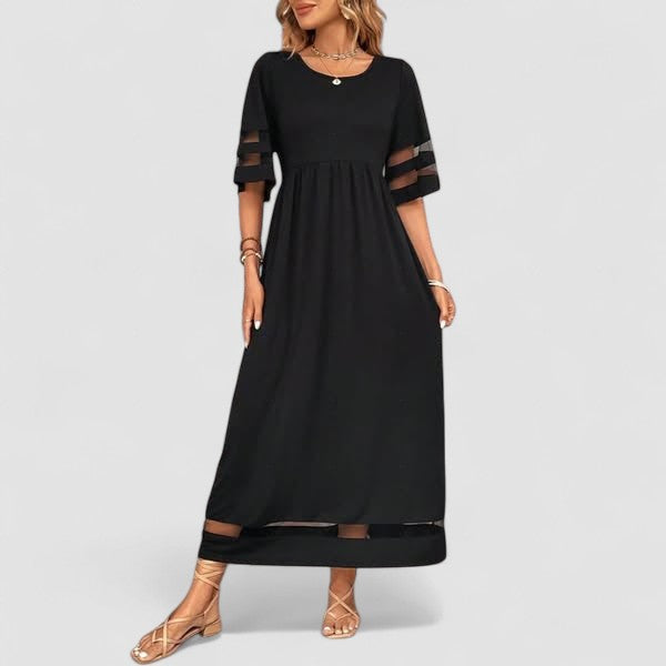 Vintém d'Ouro - Vestido Elegante que Disfarça a Barriga