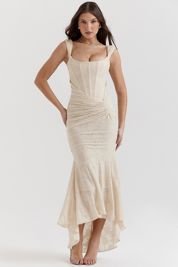 Vintém d'Ouro - Vestido Maxi Elegância