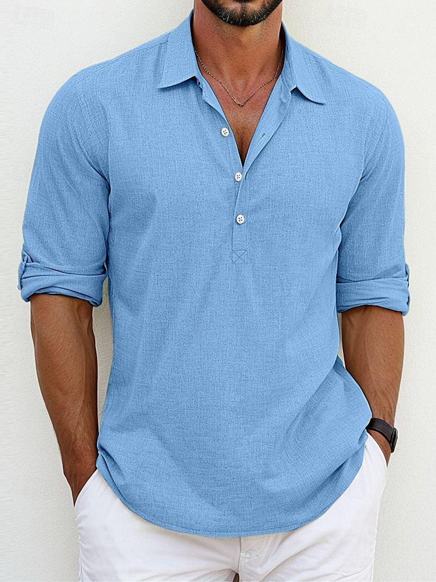 Vintém d'Ouro - Camisa de linho premium