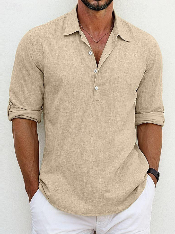 Vintém d'Ouro - Camisa de linho premium