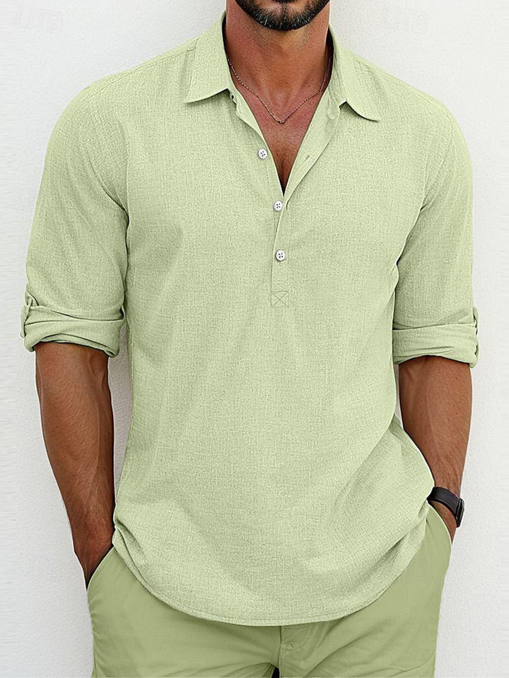 Vintém d'Ouro - Camisa de linho premium