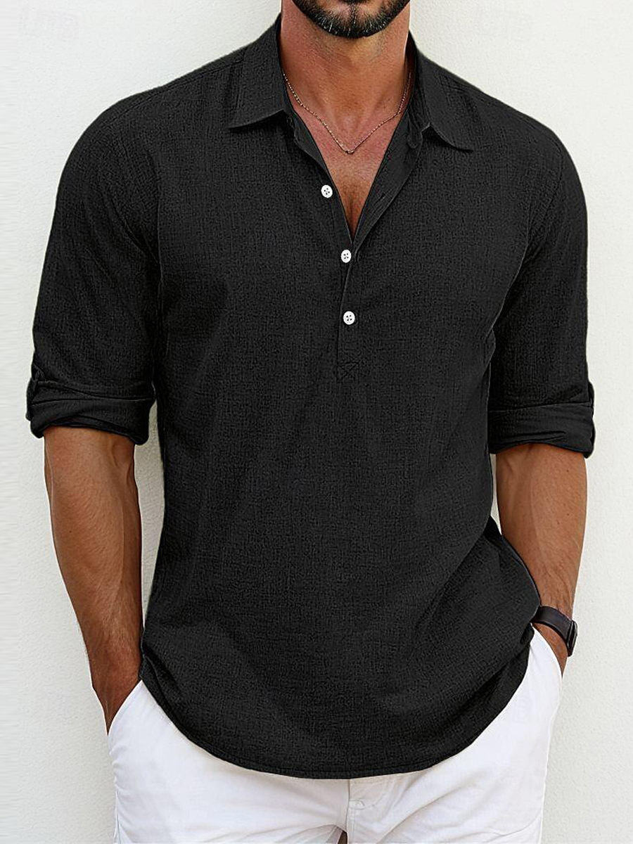 Vintém d'Ouro - Camisa de linho premium