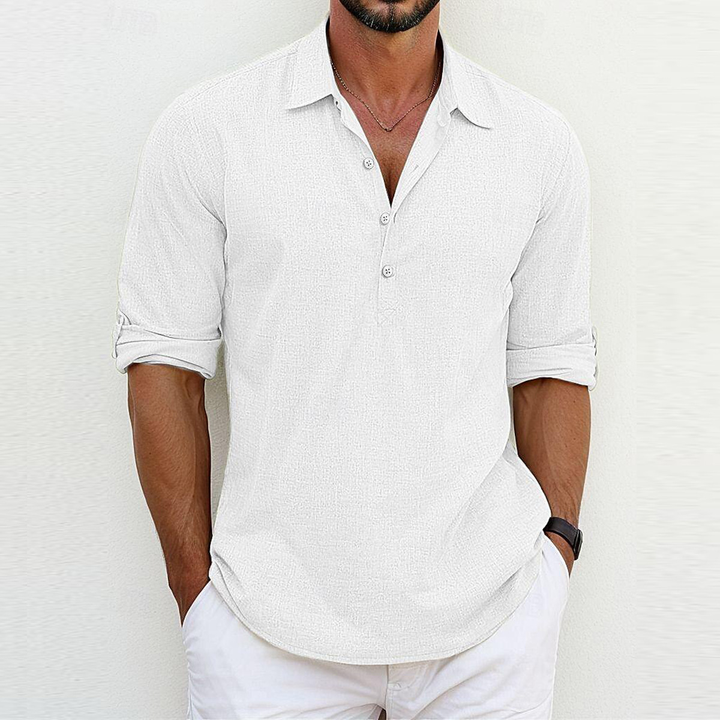 Vintém d'Ouro - Camisa de linho premium