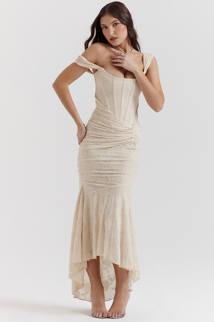 Vintém d'Ouro - Vestido Maxi Elegância
