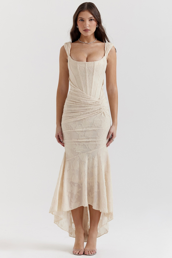 Vintém d'Ouro - Vestido Maxi Elegância