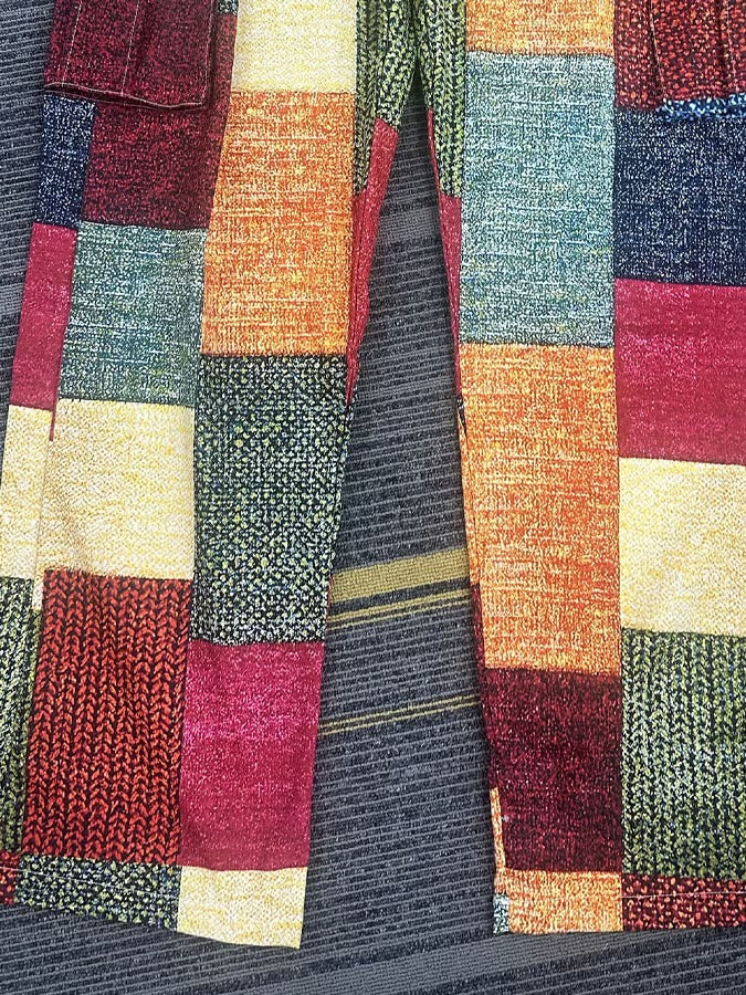 Vintém d'Ouro - Calças Cargo com Patches