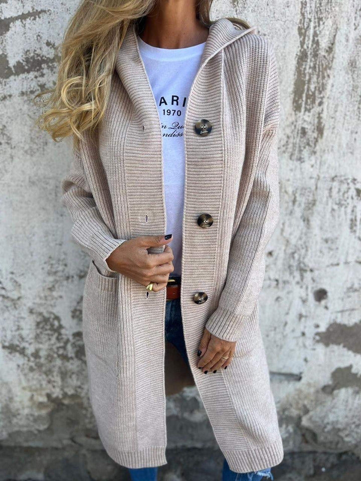 Vintém d'Ouro - Cardigan de malha aconchegante