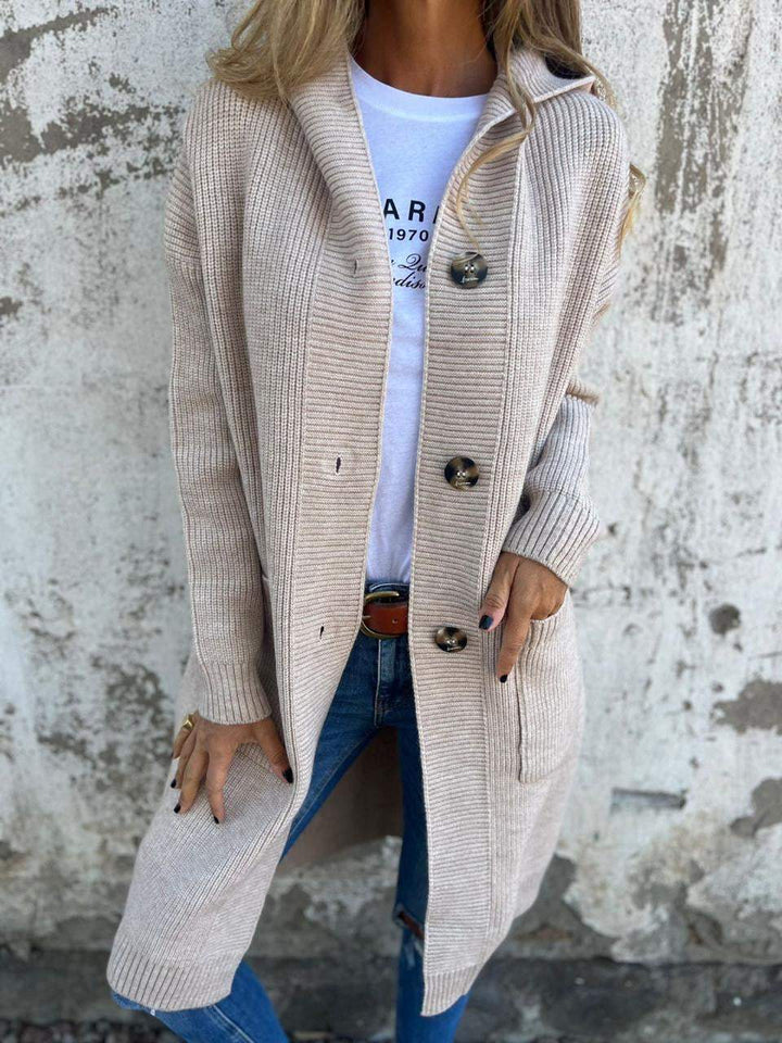 Vintém d'Ouro - Cardigan de malha aconchegante