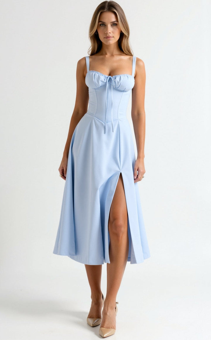 Vintém d'Ouro - Vestido Midi Elegante