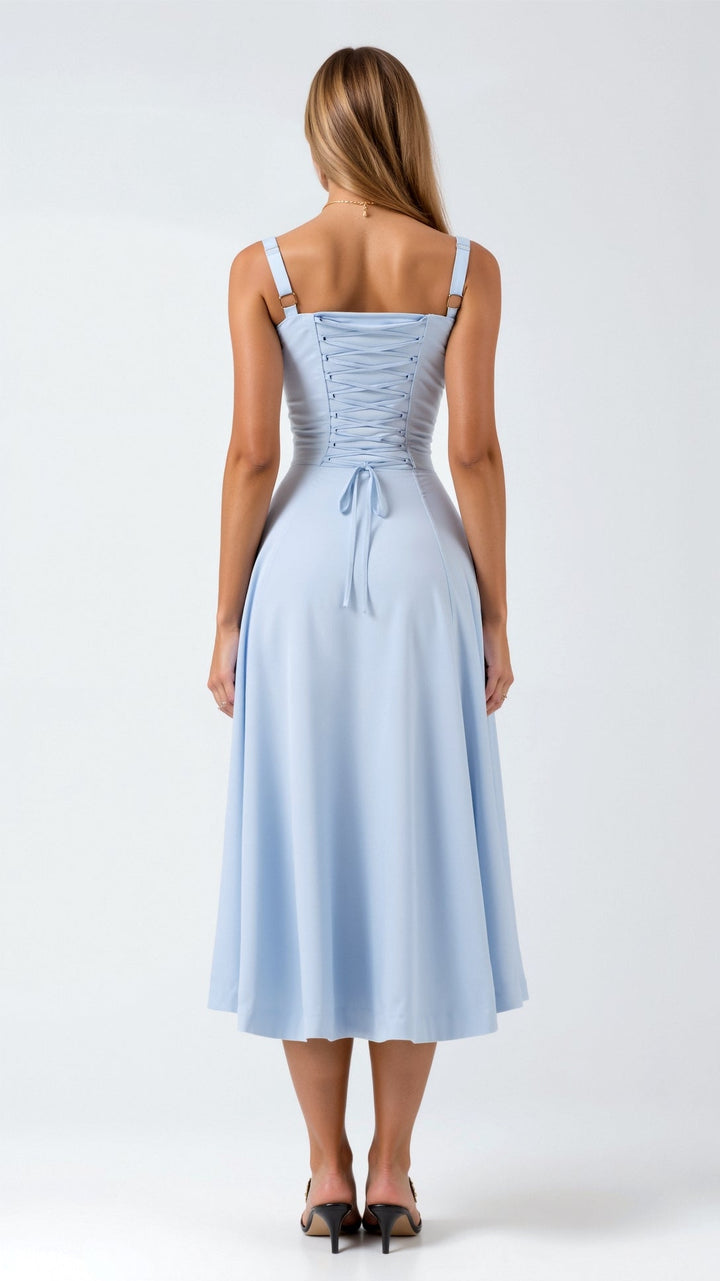 Vintém d'Ouro - Vestido Midi Elegante
