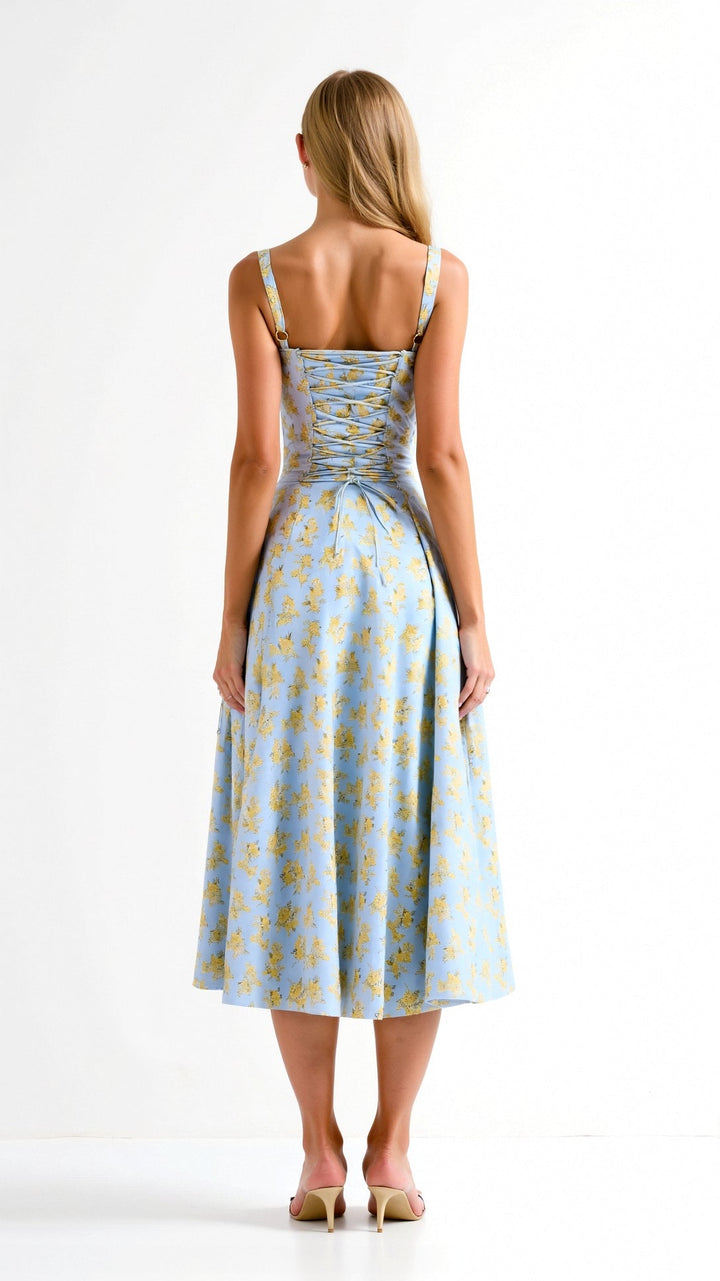 Vintém d'Ouro - Vestido Midi Elegante