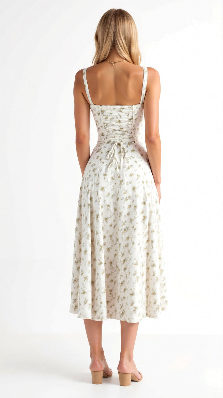 Vintém d'Ouro - Vestido Midi Elegante