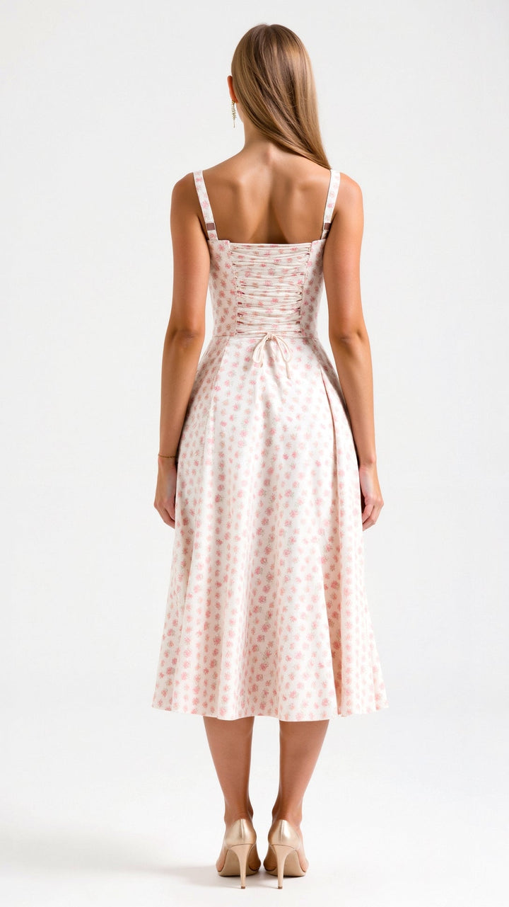 Vintém d'Ouro - Vestido Midi Elegante