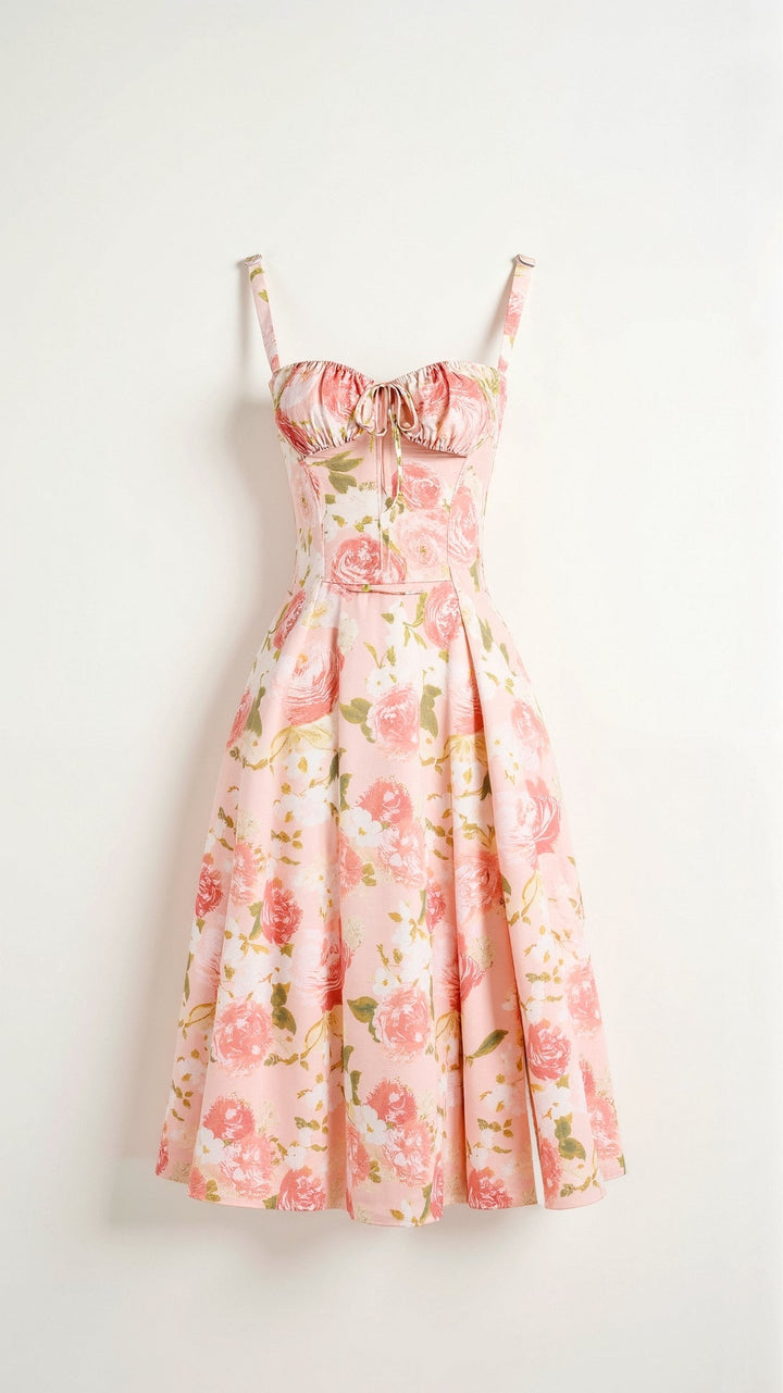 Vintém d'Ouro - Vestido Midi Elegante