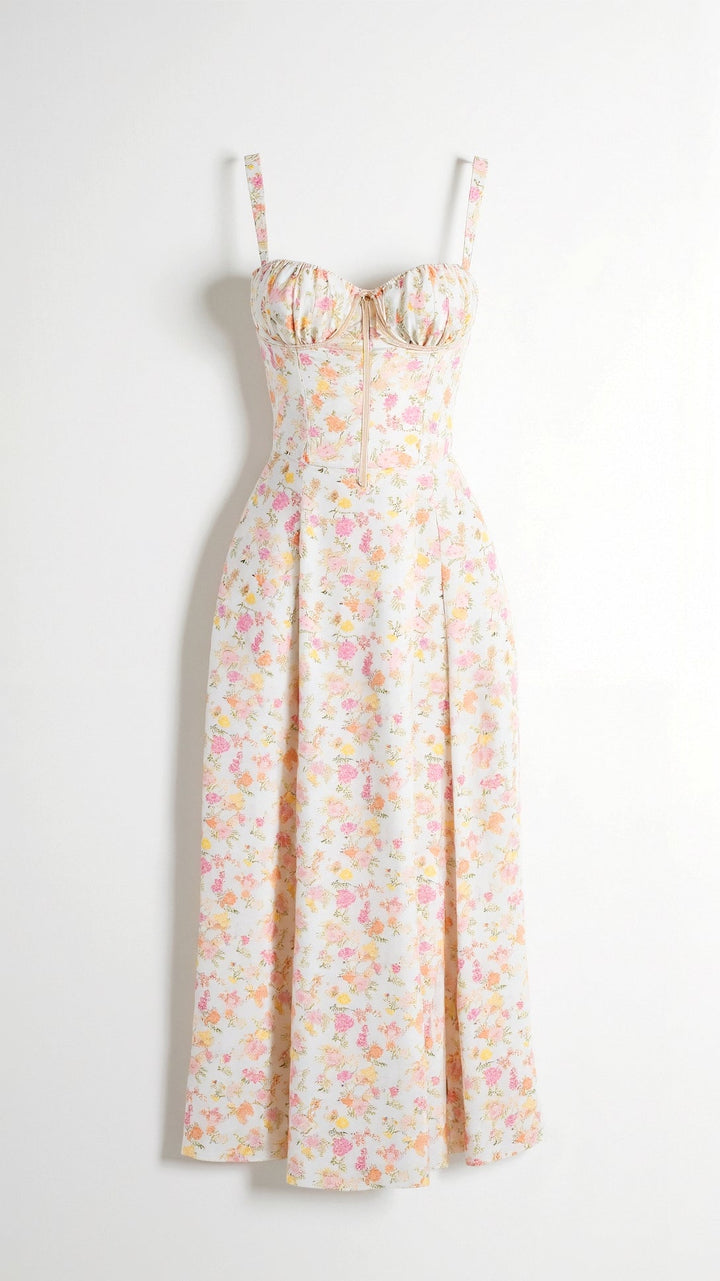 Vintém d'Ouro - Vestido Midi Elegante