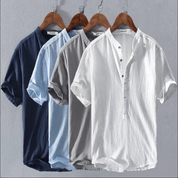 Vintém d'Ouro - Camisa de verão em linho