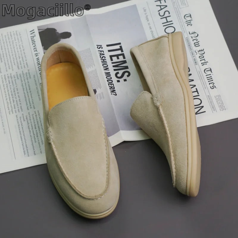 Vintém d'Ouro - Mocassins de camurça premium