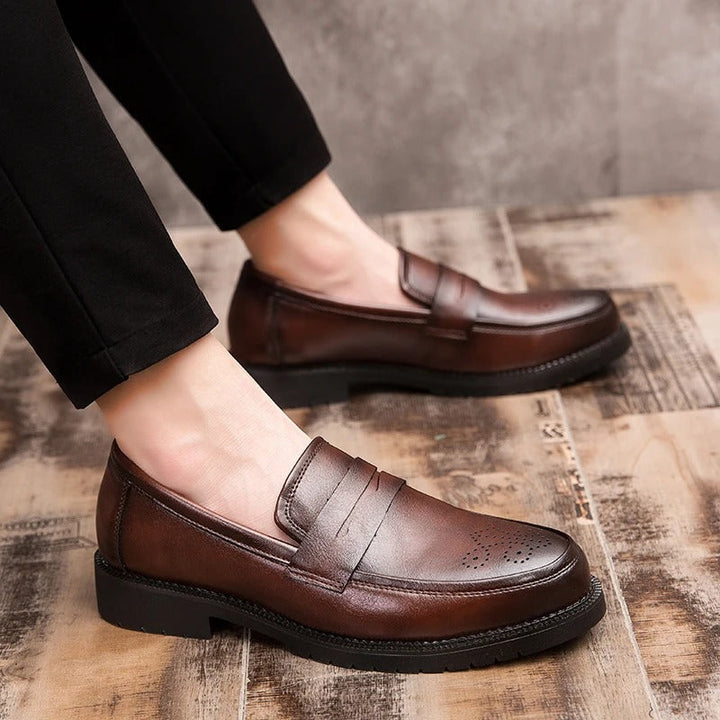 Vintém d'Ouro - Mocassins britânicos elegantes