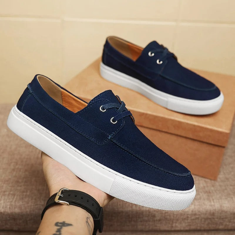 Vintém d'Ouro - Sapatos elegantes de camurça