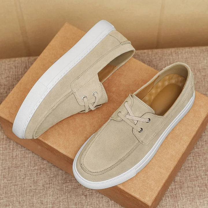Vintém d'Ouro - Sapatos elegantes de camurça