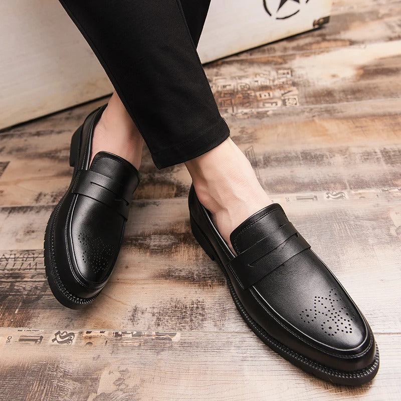 Vintém d'Ouro - Mocassins britânicos elegantes